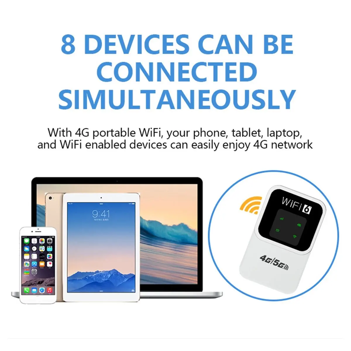 Picture 7: Fits for 4G/5G Mobile WIFI Router 150Mbps 4G Wireless Router with Sim Card Slot Firewall VPN Portable Modem Wifi Hotspot Router