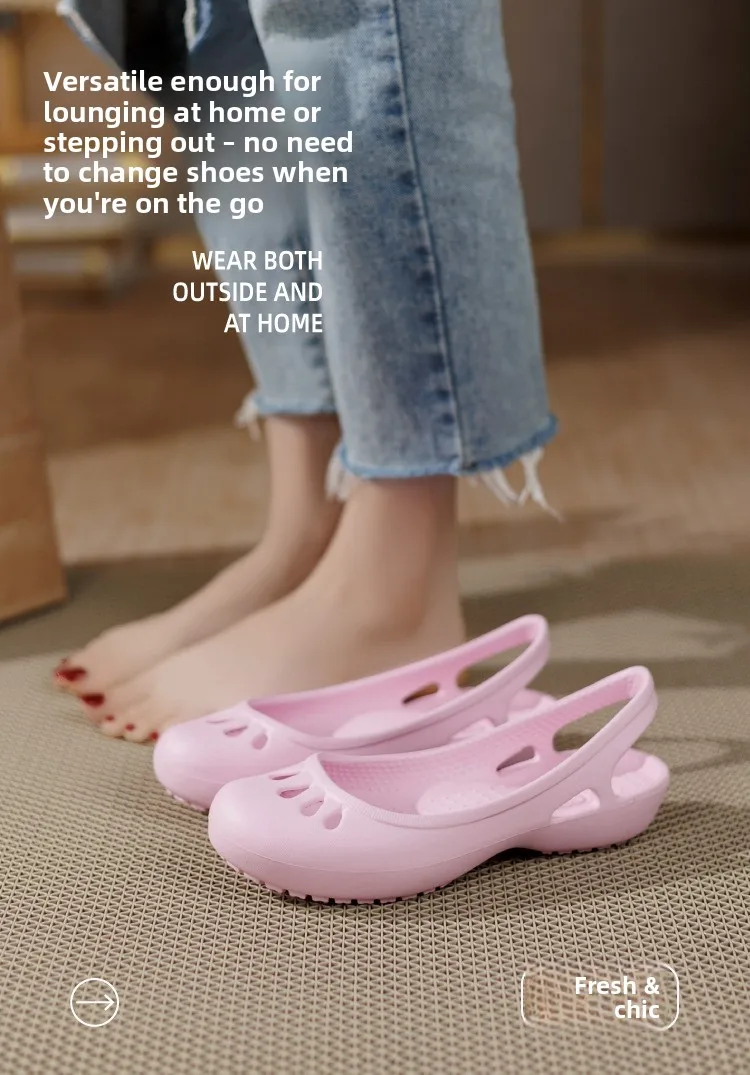 Ultraleichte Damen-Clogs: Atmungsaktiv, weich, elastisch, wasserdicht, rutschfest, leicht zu reinigen, vielseitig und stilvoll für den Arbeitsweg. – Detail 8