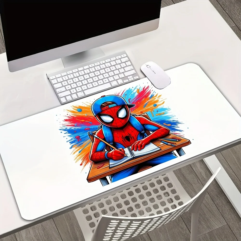 قطعة واحدة، لوحة ماوس ألعاب صغيرة بنمط موضوع سبايدر مان، مناسبة لمستلزمات مكتب المكتب، طاولة الدراسة، مكتب الكمبيوتر،