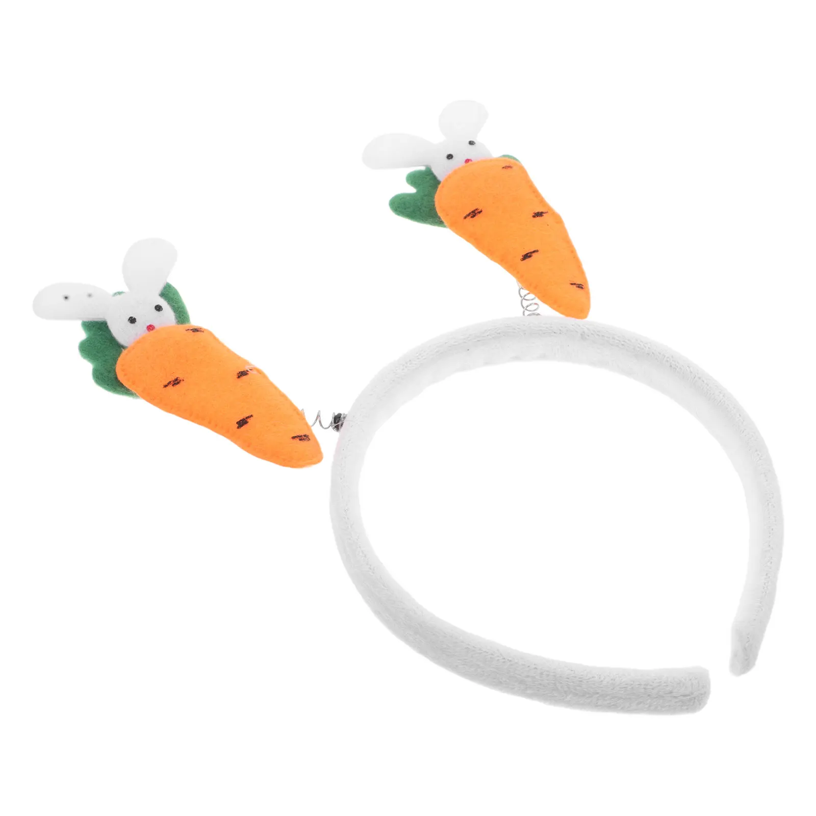 

Easter Bunny Headband Carrot Soft Fabric Rabbit Ear Hairband Kids Adults Cute Holiday Party Costume Hair Accessories