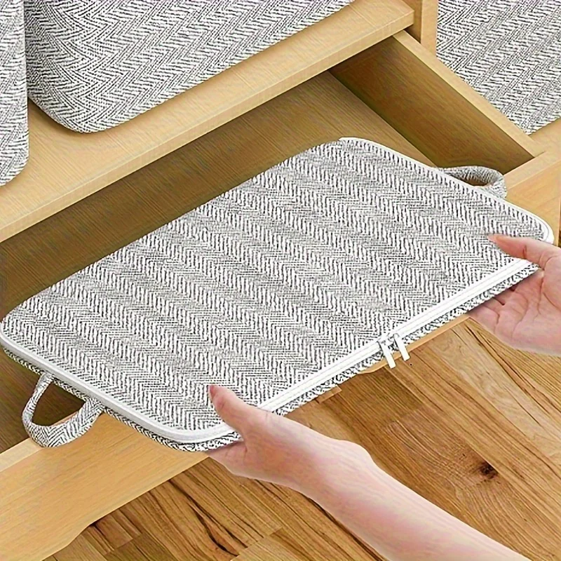 3pcs Household Large Capacity Storage Bag, Closet Wardrobe Organizer Can Be Used For Quilt Clothing,