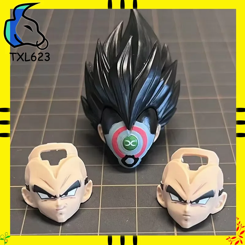 

Dragon Ball Vegeta Черные волосы Фигурка Headsculpt Комплект аксессуаров для лица Коллекционная игрушка Подарочная модель Deities B001