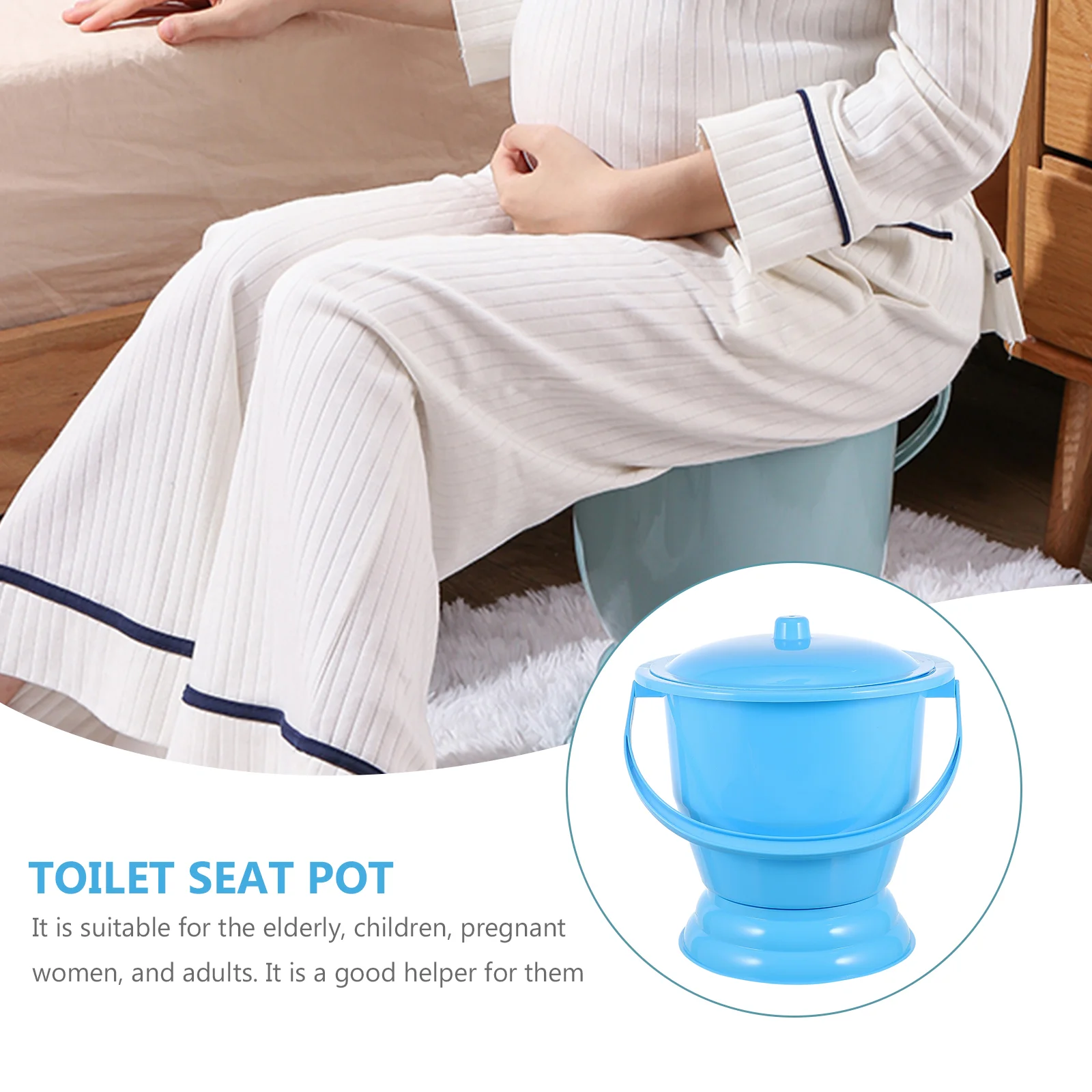 Spittoon Urinal Potty Urine Storage Portable Pan Lightweight Adult Bottle Chamber Pp Convenient Pregnant Woman