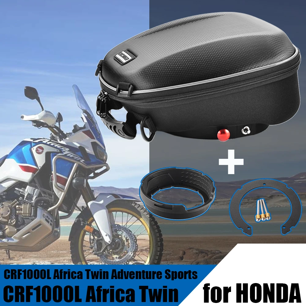 

For Honda CRF1000L Africa Twin Adventure Sports XL 750 Transalp Quick Lock Fuel Tank Bag Luggage Carrie Top Case Waterproof