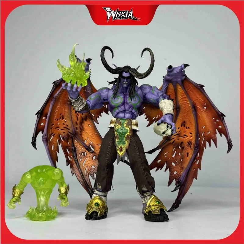 25cm Illidan Stormrage Demon Hunter Game Peripherals GK PVC Action Figure Ornament Model Crafts cool Decoration Gifts Collection