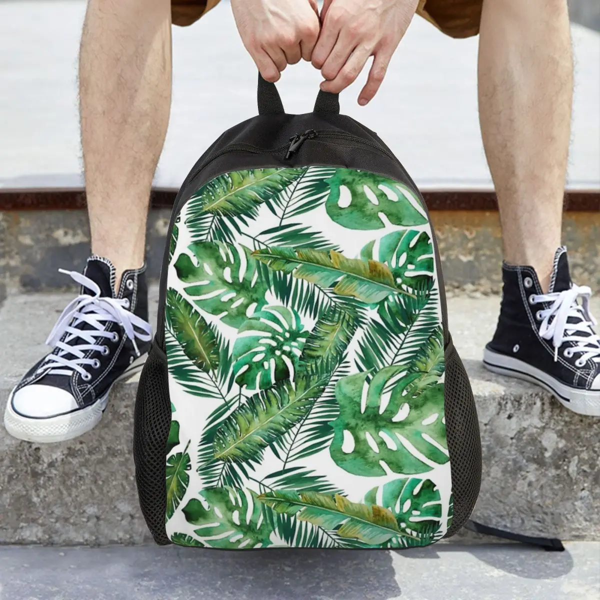 

Рюкзак Monstera Banana Palm Leaf, Лидер продаж, рюкзак большой емкости, детская сумка для книг, школьная сумка, сумки на плечо для мужчин и женщин