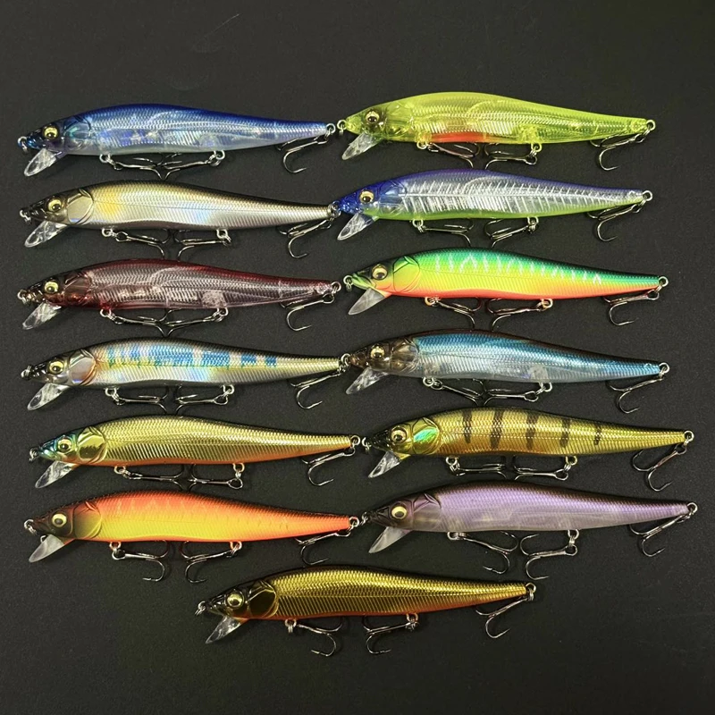 Señuelos Minnow Wobblers Flotantes para Pesca de Trucha y Lubina - imagen 3