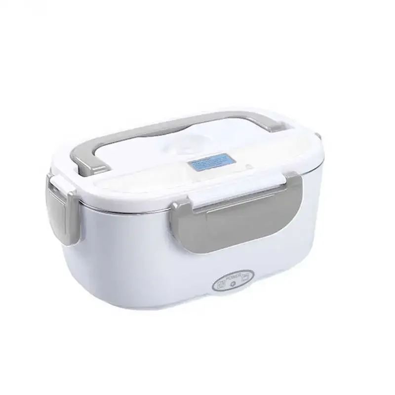 Contenedor de almuerzo para alimentos, termo, calentador eléctrico, conservación de arroz, calentador de calor, contenedor de preparación de comida, fiambrera con calefacción portátil