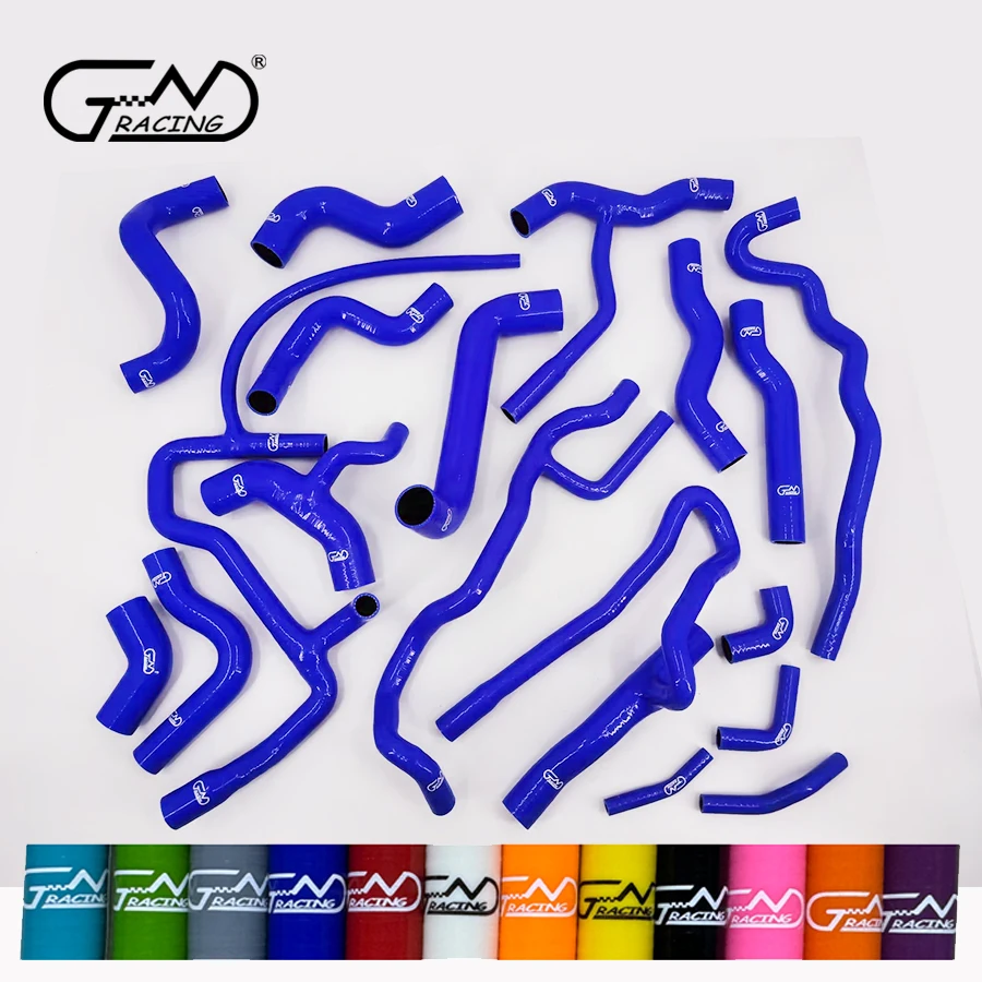 

Silicone Radiator Hoses Kit Fit 1999-2001 Porsche Carrera 996 4 Tiptromoc Transmission 3.6NA