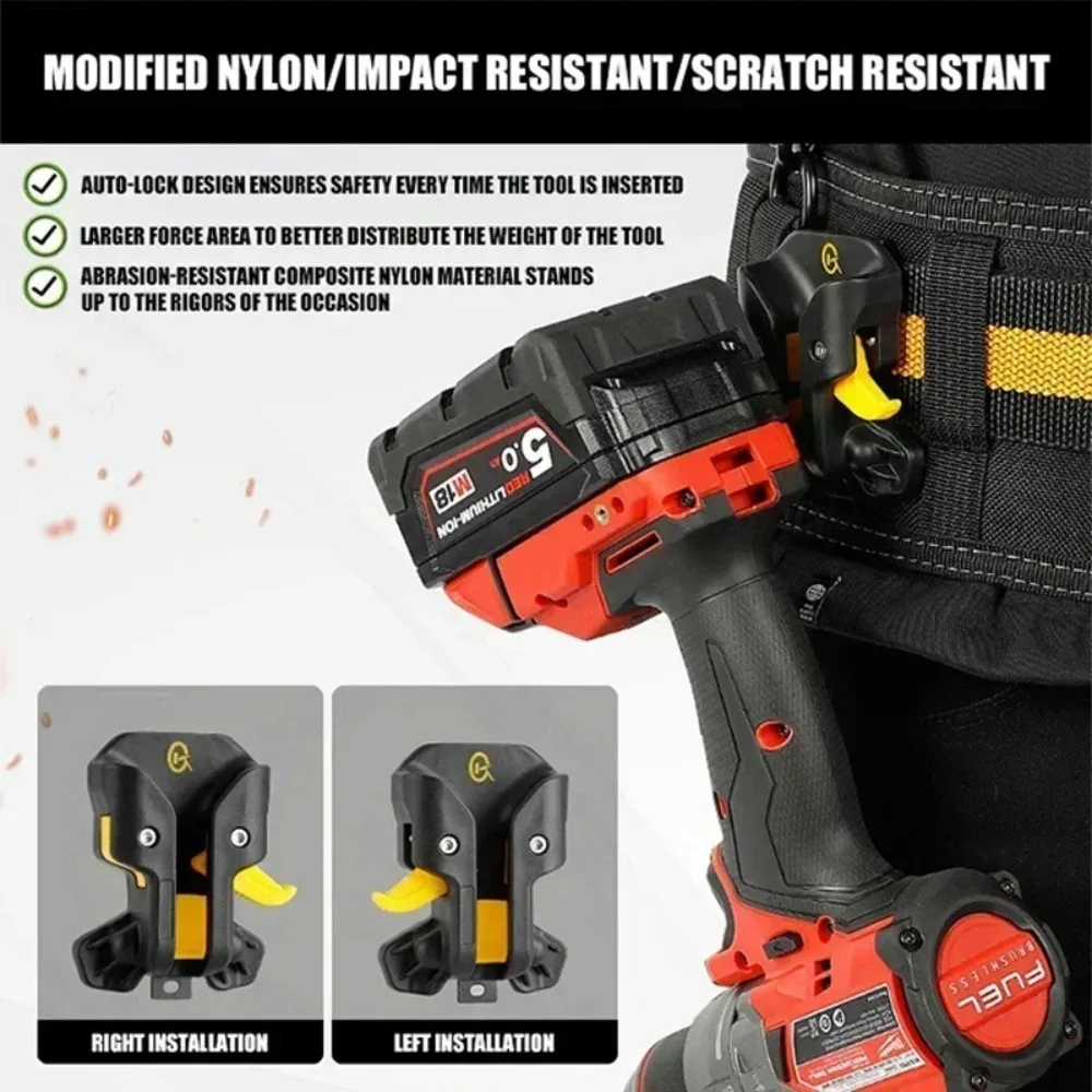 Portable Power Tools Quick Hanging Hooks Electric Drill  Power Tool Quick Release Drill Portable Storage Self-Locking M3/M4/6-32
