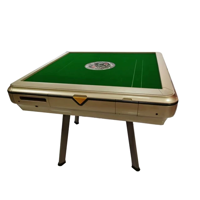 

Automatic Mahjong Table Metal Folding Mahjong Table with Wheels Silent Automatic
