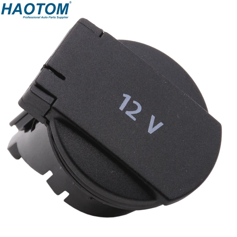 For VW Passat B8 Golf 6 7 Polo Tiguan Touran Jetta Skoda Rear Power Outlet Housing 12 Volt Socket Lighter Cove 5ND919341A