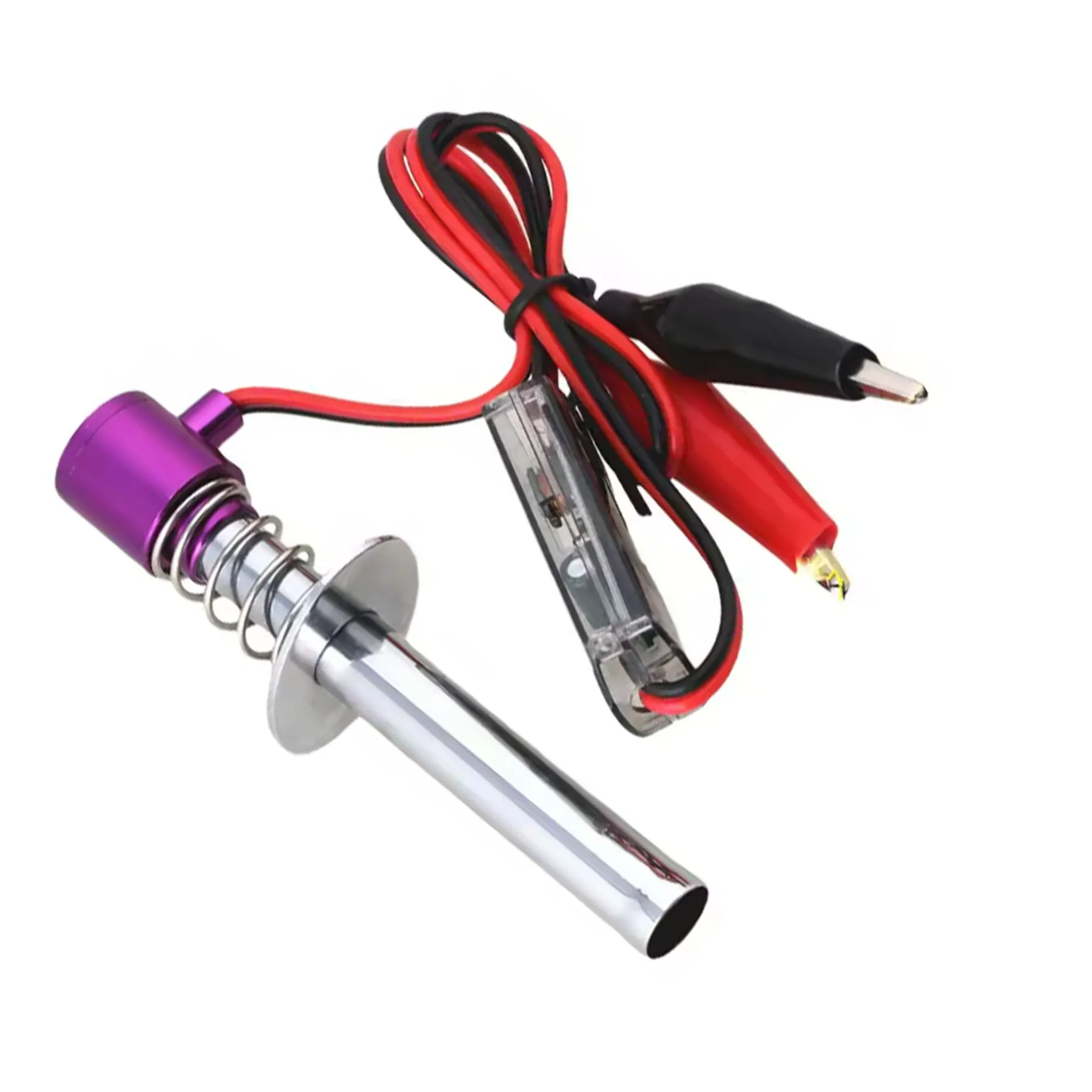 1/10 RC Electronic Glow Plug Starter Igniter 6V-24V for 1:8 1:10 Scale Crawler Buggy Truck Car Boat Plane Helicopter HSP Traxxas