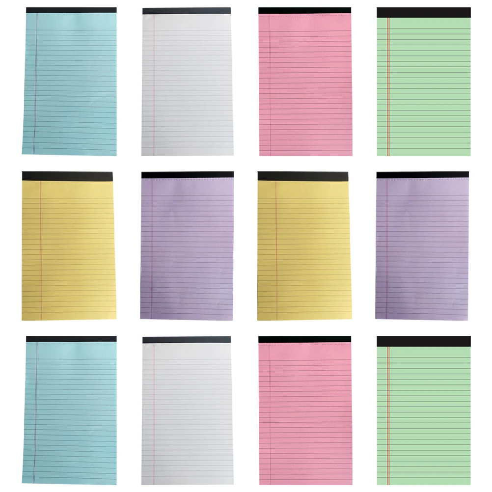 

Legal Pads A5 College Ruled Colorful Memo Pads Tearable Smooth Writing Notepads For Home School Office Task Management