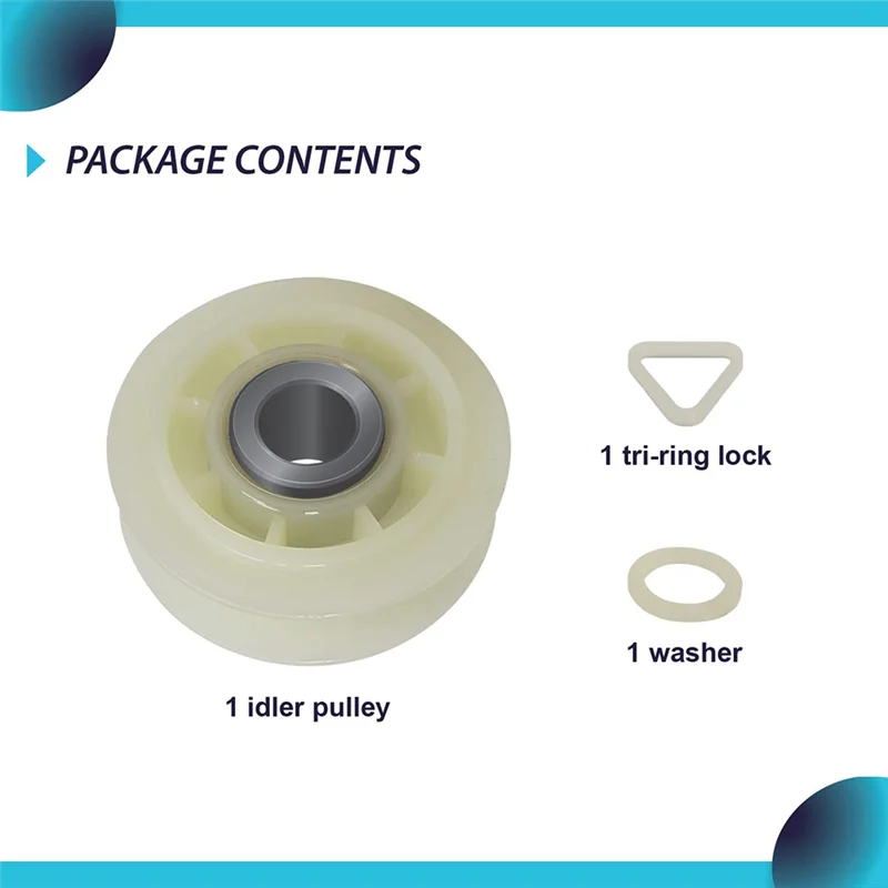 10ชิ้น 279640   Dryer Idler Pulley สําหรับ Whirlpool & Kenmore Dryers - แทนที่ 3388672 697692   เอพี 3094197   ว 10468057