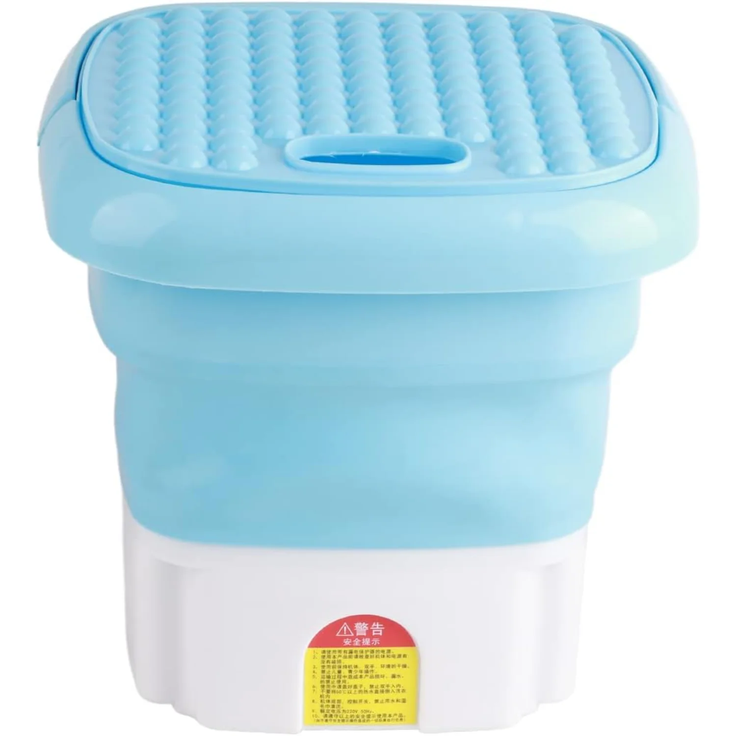 Portable Washing Machine, Foldable Small Washer Bucket Type Dehydrator 3Modes Deep Cleaning Half Automatic Wash Spin Dry Drainag