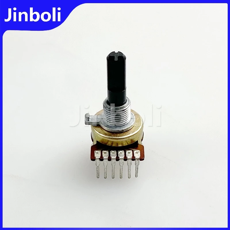 2PCS R161 Type Single Row 6Pins B100K Speaker Audio Car Amplifier High And Low Volume Double Potentiometer