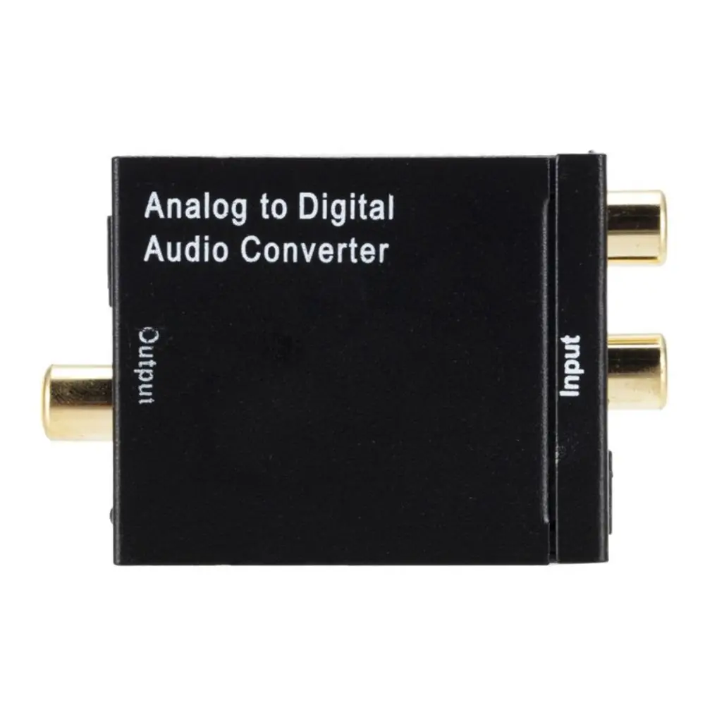 

Toslink Audio Analog To Digital Audio Converter Digital Audio Decoder with Power Cord SPDIF