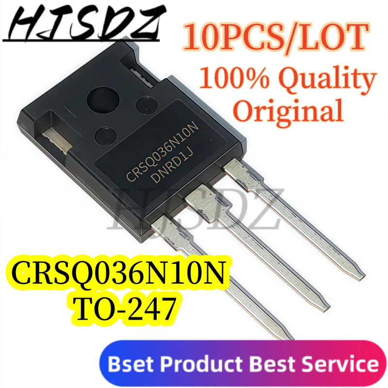 【10PCS/LOT】N-ultra-low on-resistance CRSQ036N10N TO-247 MOSFET 100V/180A ultra-large current 3.6mΩ original