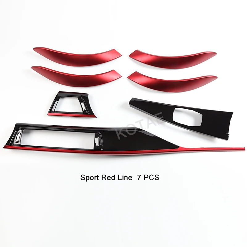 Glanzend Zwart Interieur Dashboard Vervanging Versieringen voor BMW 3 4 serie 3GT F30 F31 F32 F34 F36 F80 Touring Accessoires onderdelen