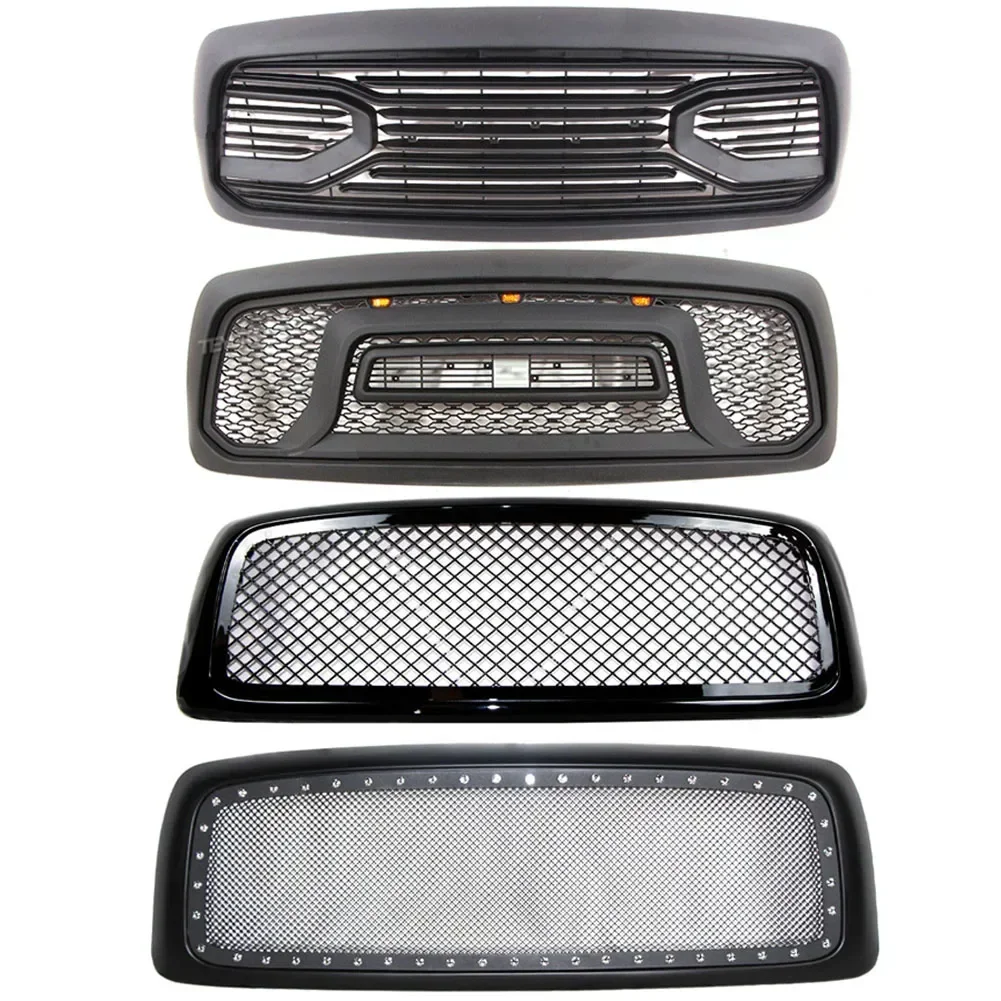 Frontgitter Kühlergrill im Raptor-Stil für Dodge Ram 1500 2500 3500 4500 2002 2003 2004 2005