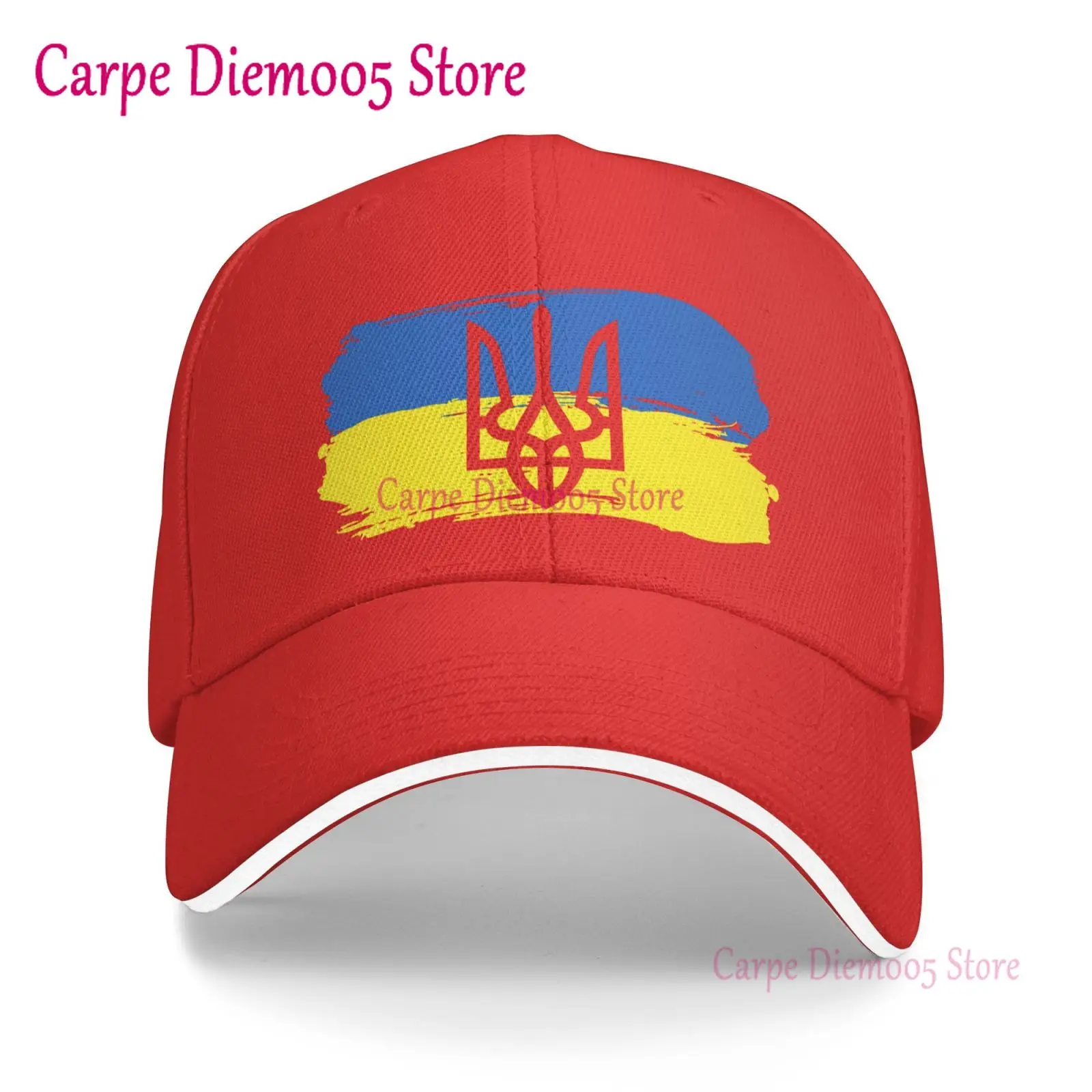 Ukraine Flag Unisex Hats Fashion Adjustable Baseball Cap for Men Women