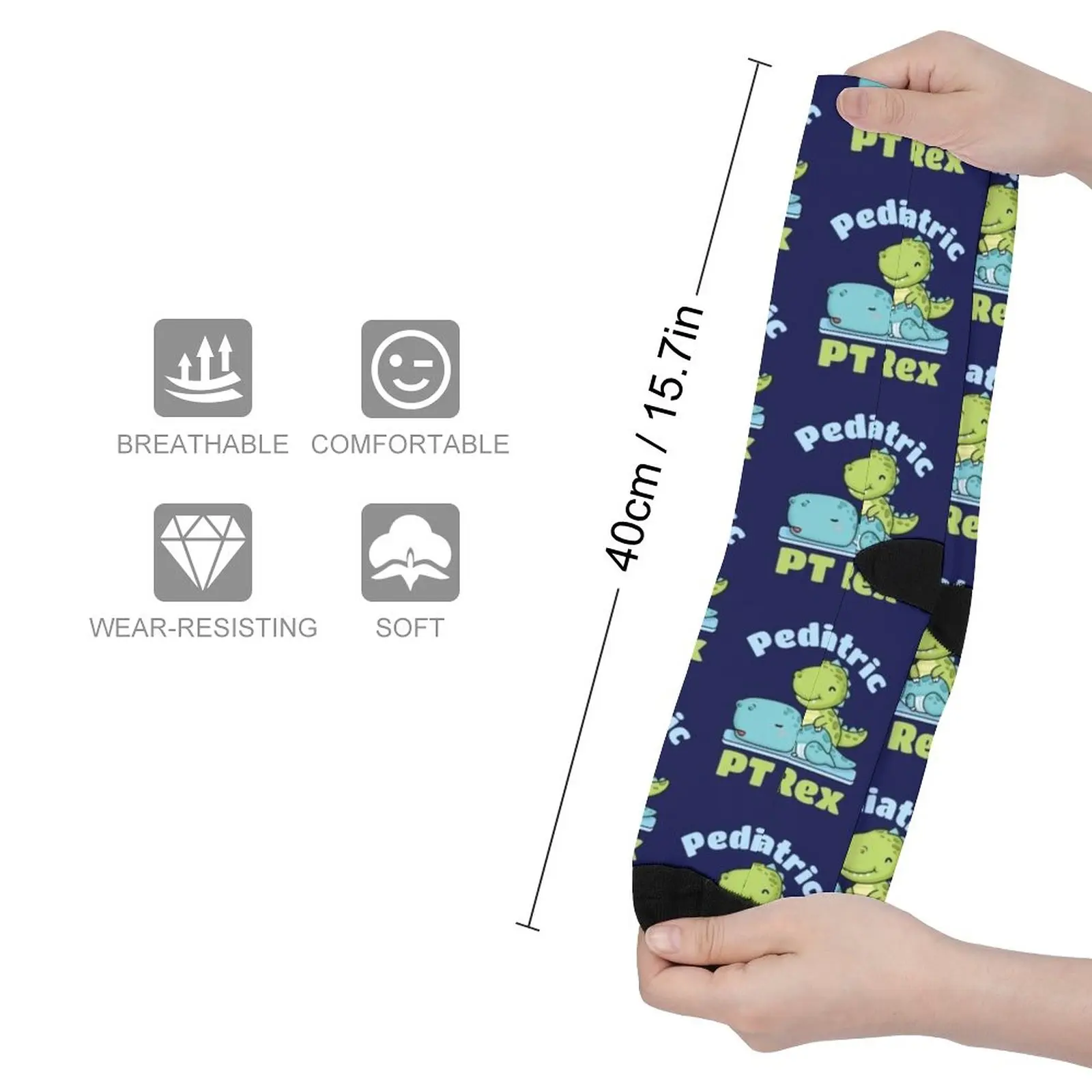 Pediatric PT Rex Physical Therapist Therapy Socks non-slip soccer socks compression socks cotton socks men