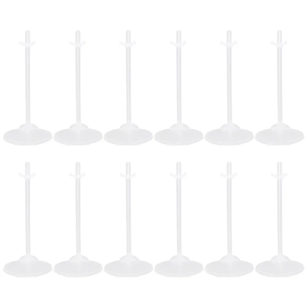 24Pcs Action Figure Display Holders Sturdy Portable Supports for Shelf Table Figure Stands Organizer Stands