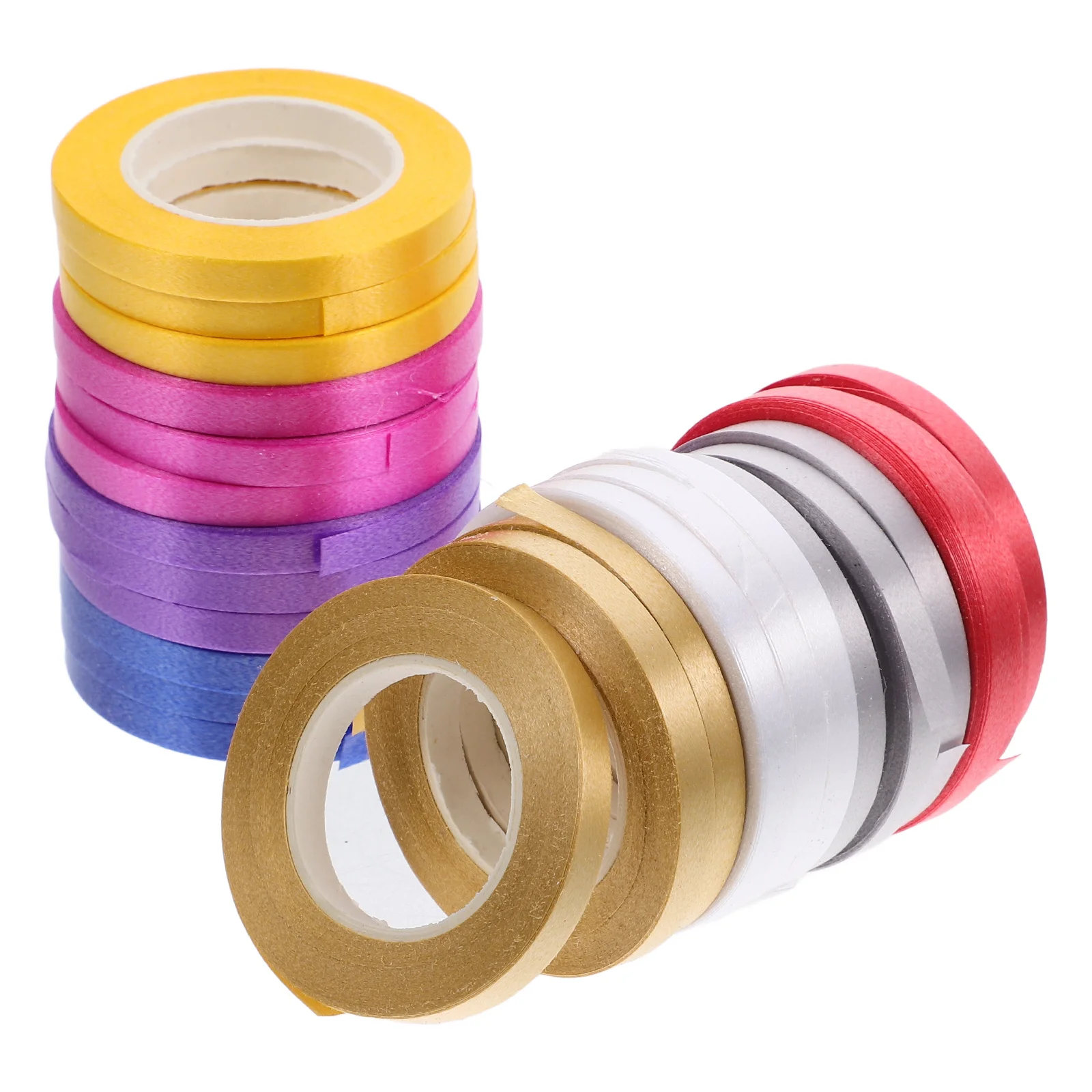 

24Pcs Balloon Ribbon 10M Per Roll Colorful Curling Ribbon for Balloon Bouquets Wrapping Crafts Home Decor Party Wedding