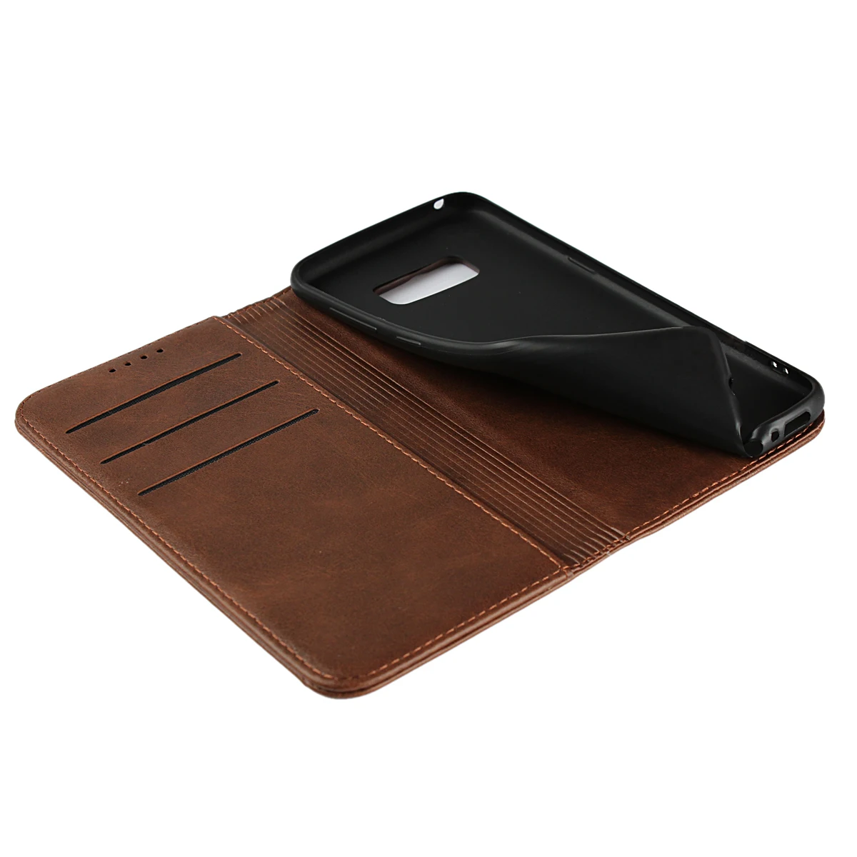 Leather case For Samsung Galaxy S8 S8 + Plus Flip case card holder Holster Magnetic attraction Cover Wallet Case Coque