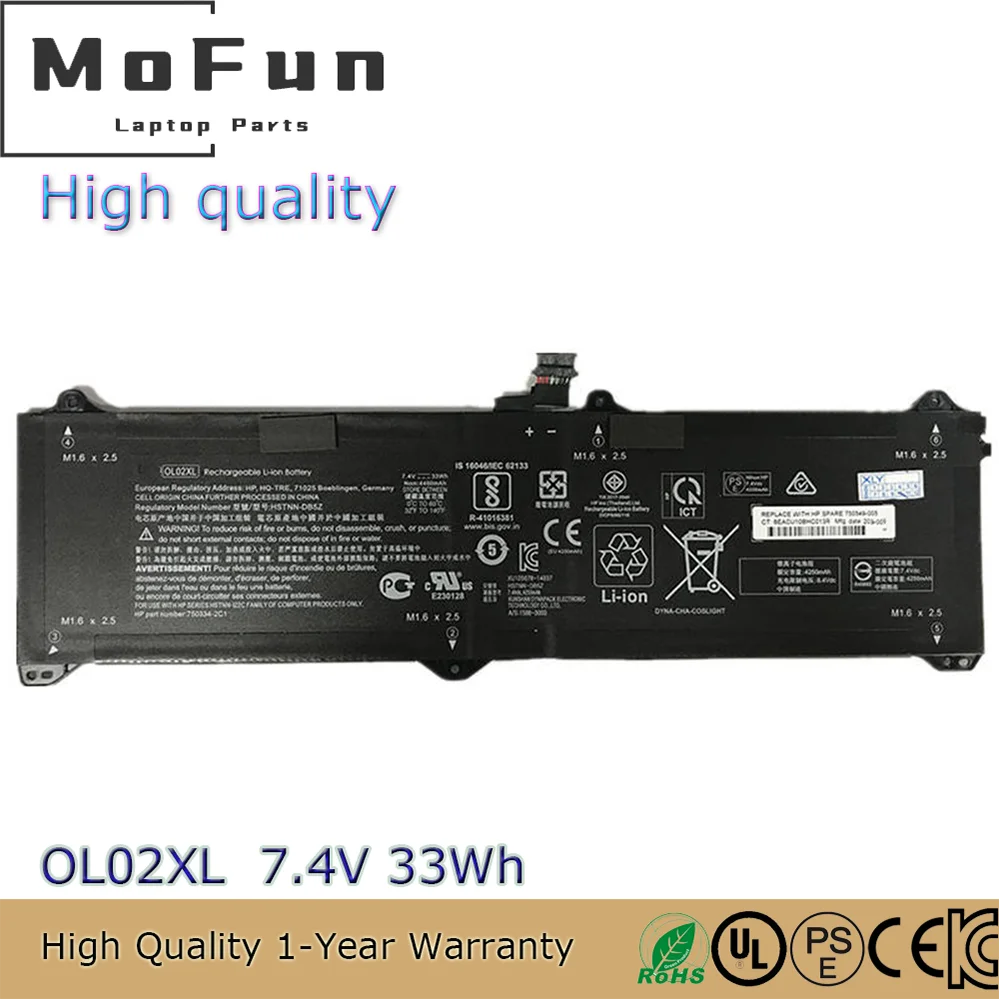 

Original New OL02XL HSTNN-DB5Z Genuine Laptop Battery for HP Elite x2 1011 G1 G1-L3K59PA