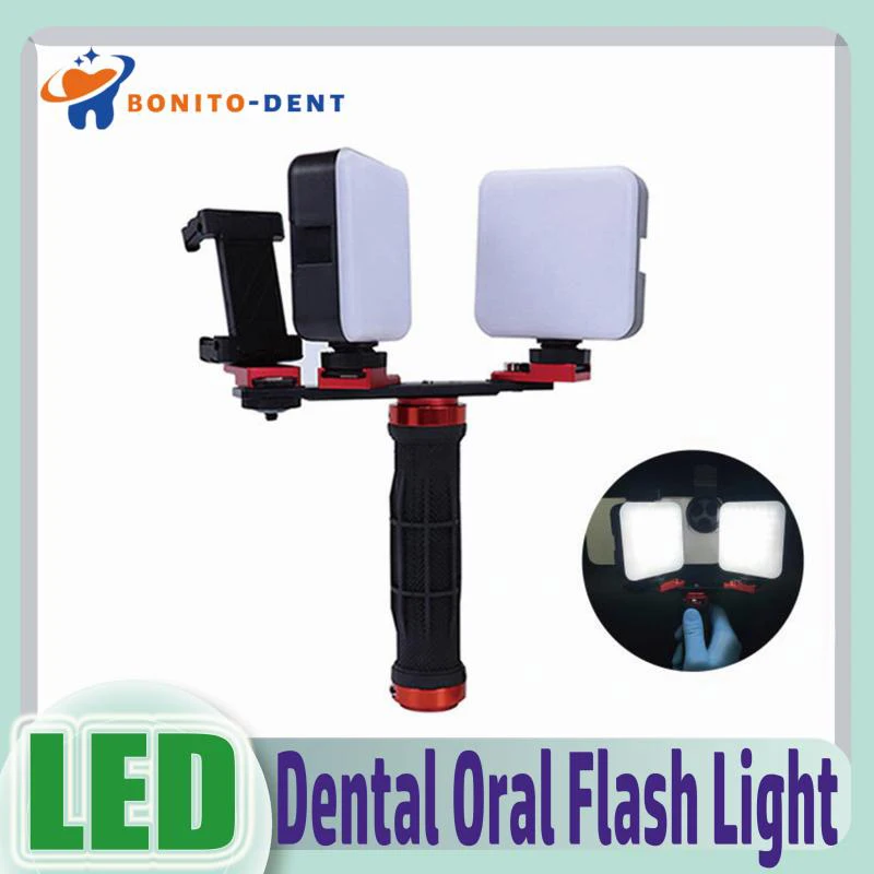 

Hot Sale Dental Photography LED Lighting Mobile Phone Oral Flash Filling Light Brightness Adjustment Dentist Tools