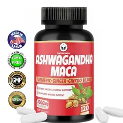 Top Factories Ashwagandha And Maca Supplements - Support Stress, Maca, South African Drunken Eggplant, Vegetarianism, Non Gmo