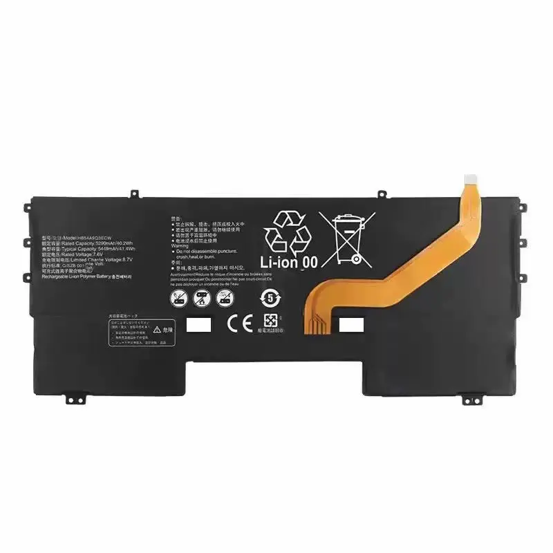 

HB54A9Q3ECW Laptop Battery for Huawei Matebook X 2017 WT-W09 WT-W19 WT-WX9 1ICP3/63/125 1ICP3/63/125-2 1ICP6/40/69 7.6V 41.4Wh
