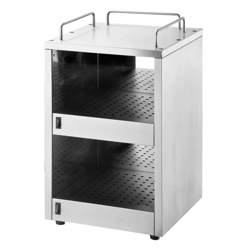 2 Layers Hot Cup Machine/glasses Heating Cabinet/coffee Cup Warmer