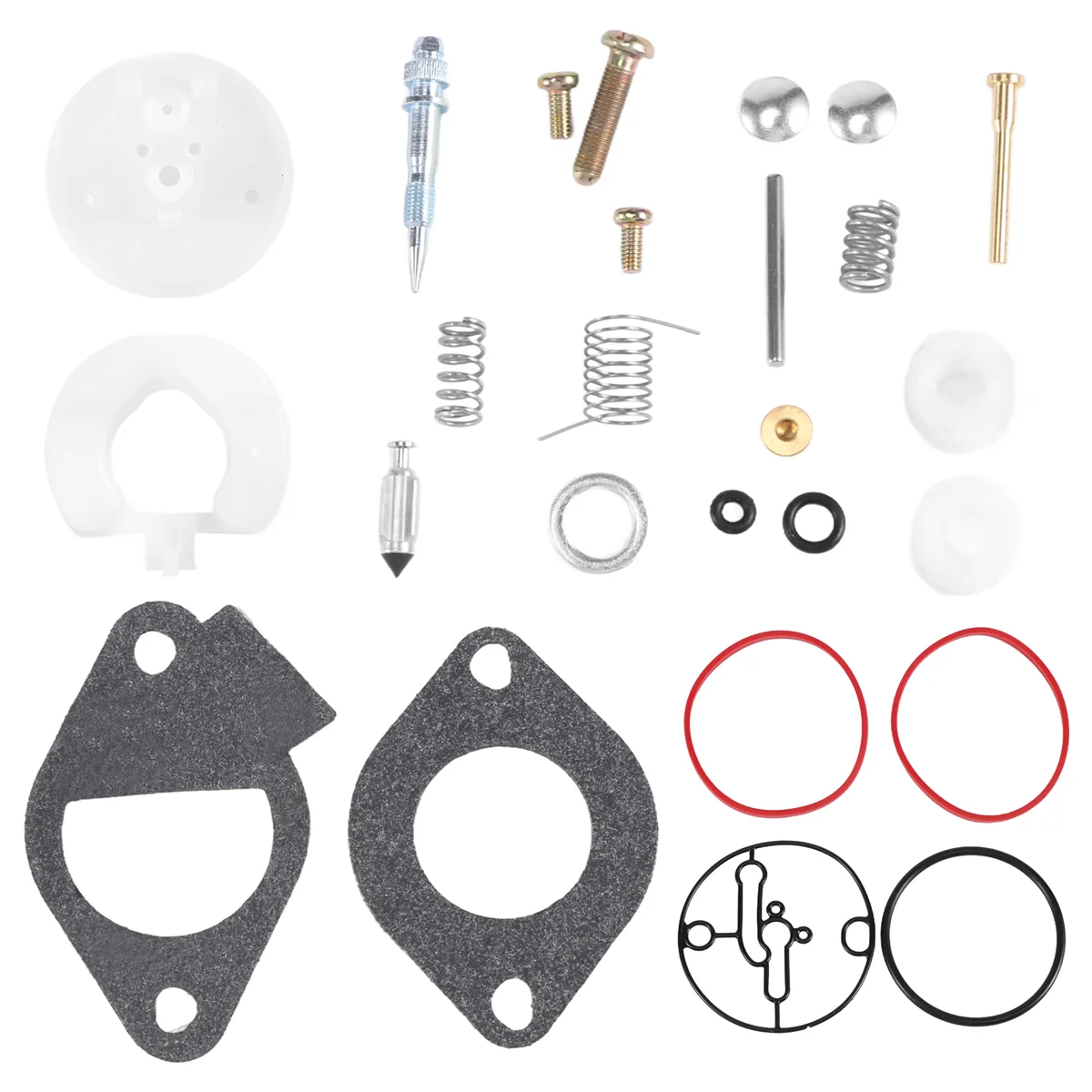 Lawn Mower Carburetor Repair Kit Carb Rebuild Set for Briggs-Stratton 11HP-19HP 796184 Master Overhaul for Nikki Carbs