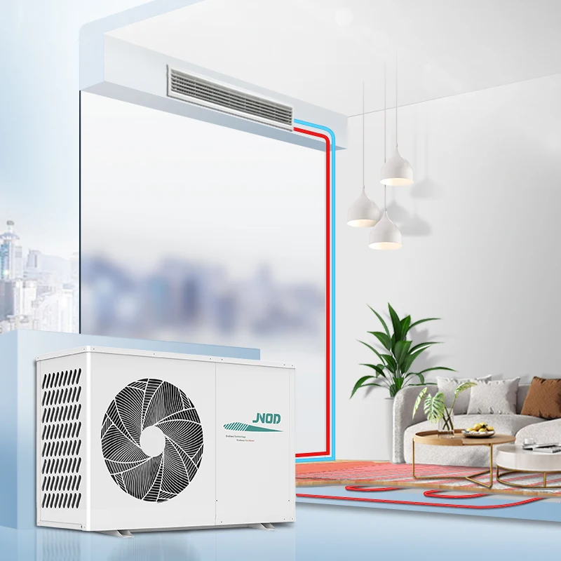 Neues Design ERP A+++ R32 Monoblock Luft-Wasser-Wärmepumpe DC-Inverter EVI-Wärmepumpen mit WLAN