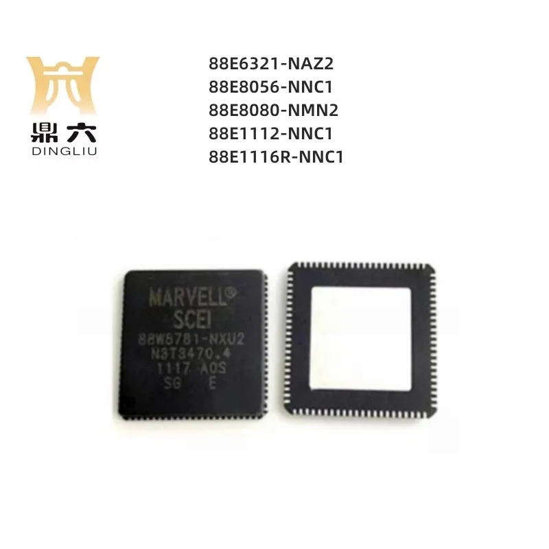 88E6321-NAZ2 88E8056-NNC1 88E8080-NMN2 88E1112-NNC1 88E1116R-NNC1    transceiver IC