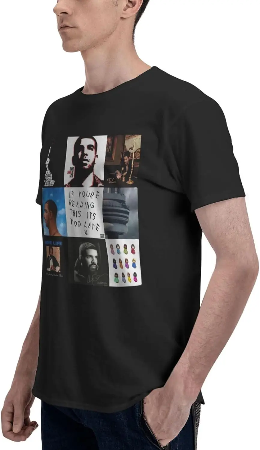 Men's Vintage 3D Print T-Shirts Funny Graphics Shirts Crewneck Short Sleeve Tees Clothes