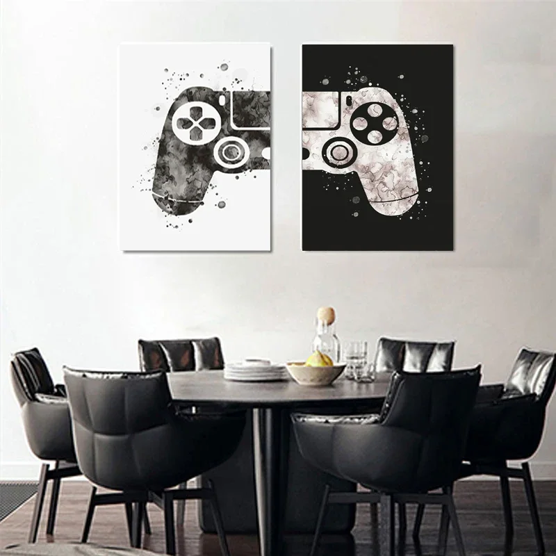 Gaming Room Canvas Paintings Gamepad Decoration Bedroom Posters and Prints Wall Art Pictures Gamer Gift for Boys Children Room