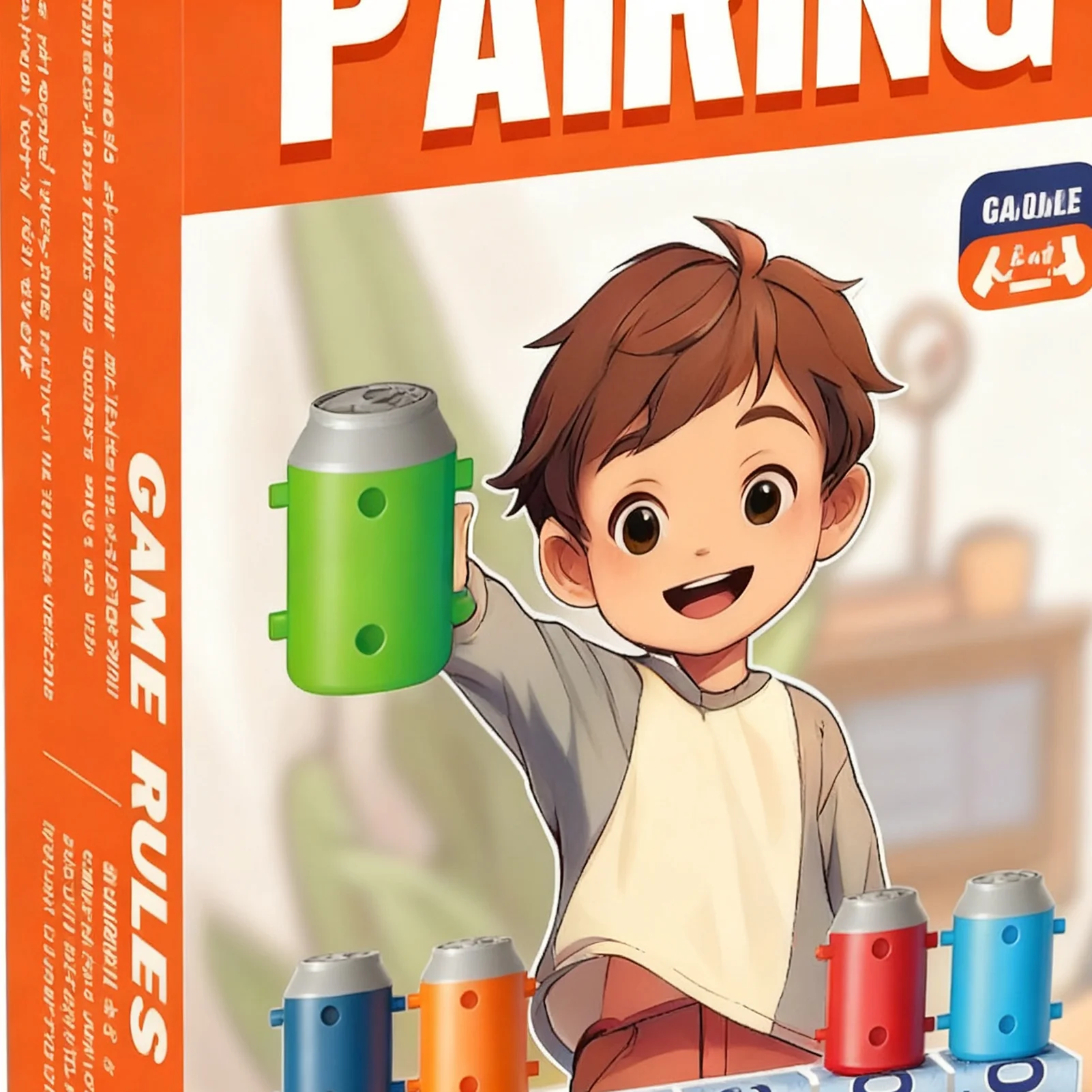 메모리 매칭 게임 메모리 컬러 보드 게임 인지 인식 매치 게임 어린이를위한 가족 홈 여행 유치원 놀이방