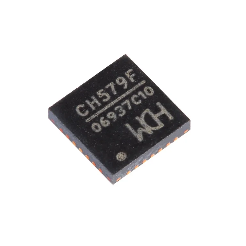 1pcs new original CH579F QFN-28 BLE and ZigBee dual-mode wireless communication ARM core 32-bit microcontroller chip