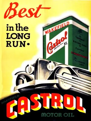 Castrol, Retro replica vintage style metal sign/plaque Gift-Aluminum