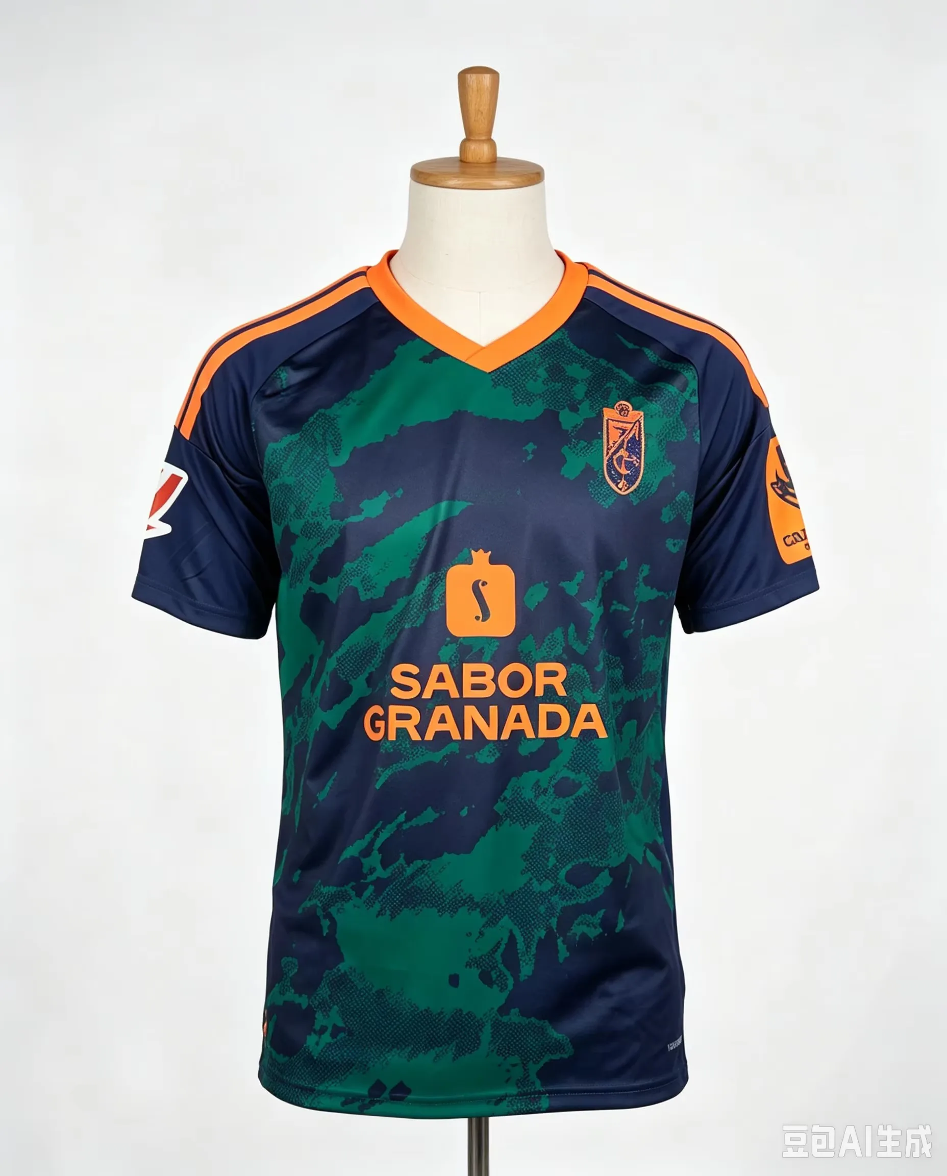 26_27 Spain Granada CF Football Jersey Unisex Short Sleeve Quick Dry Sports T-shirt, Fashion Streetwear Digital Parent