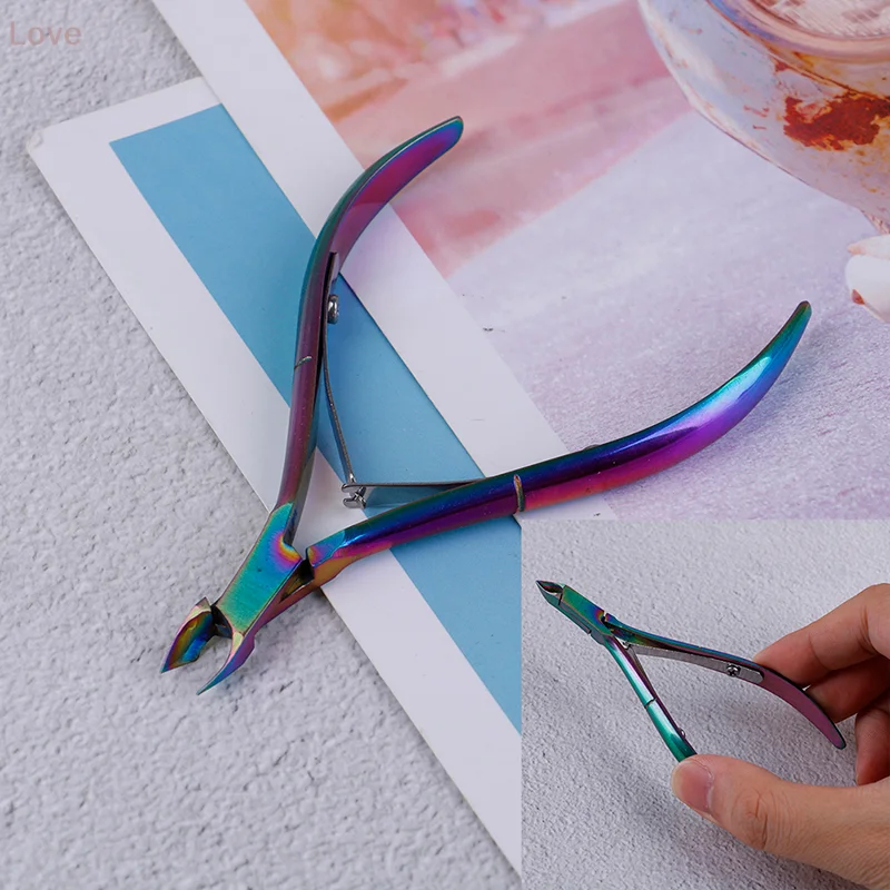 [L&P] 1개 네일 아트 큐티클 니퍼 커터 페디큐어 클리퍼 스테인리스 스틸 도구