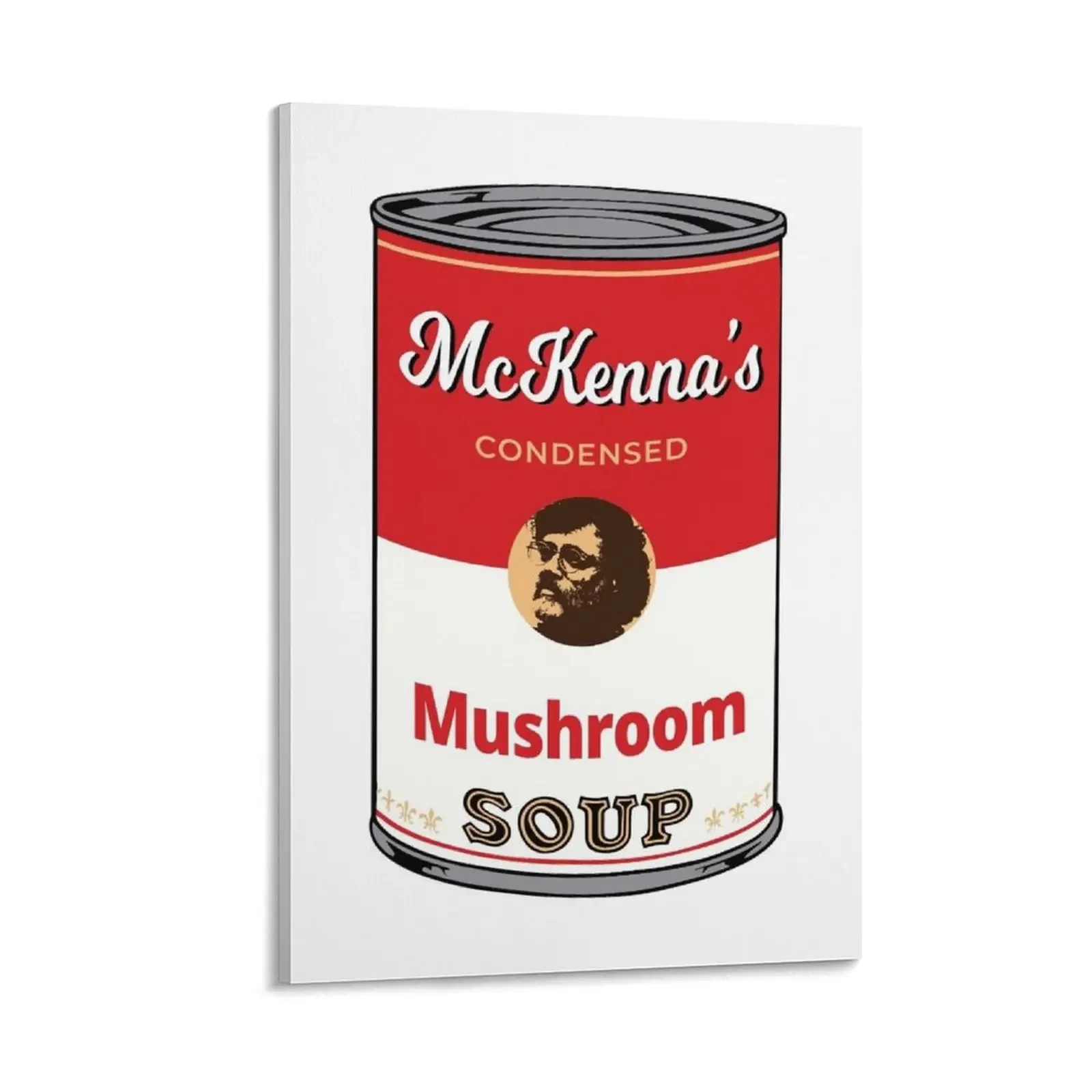 Terence Mckenna - Mushroom Soup Canvas Painting decoration aesthetic home decor interior