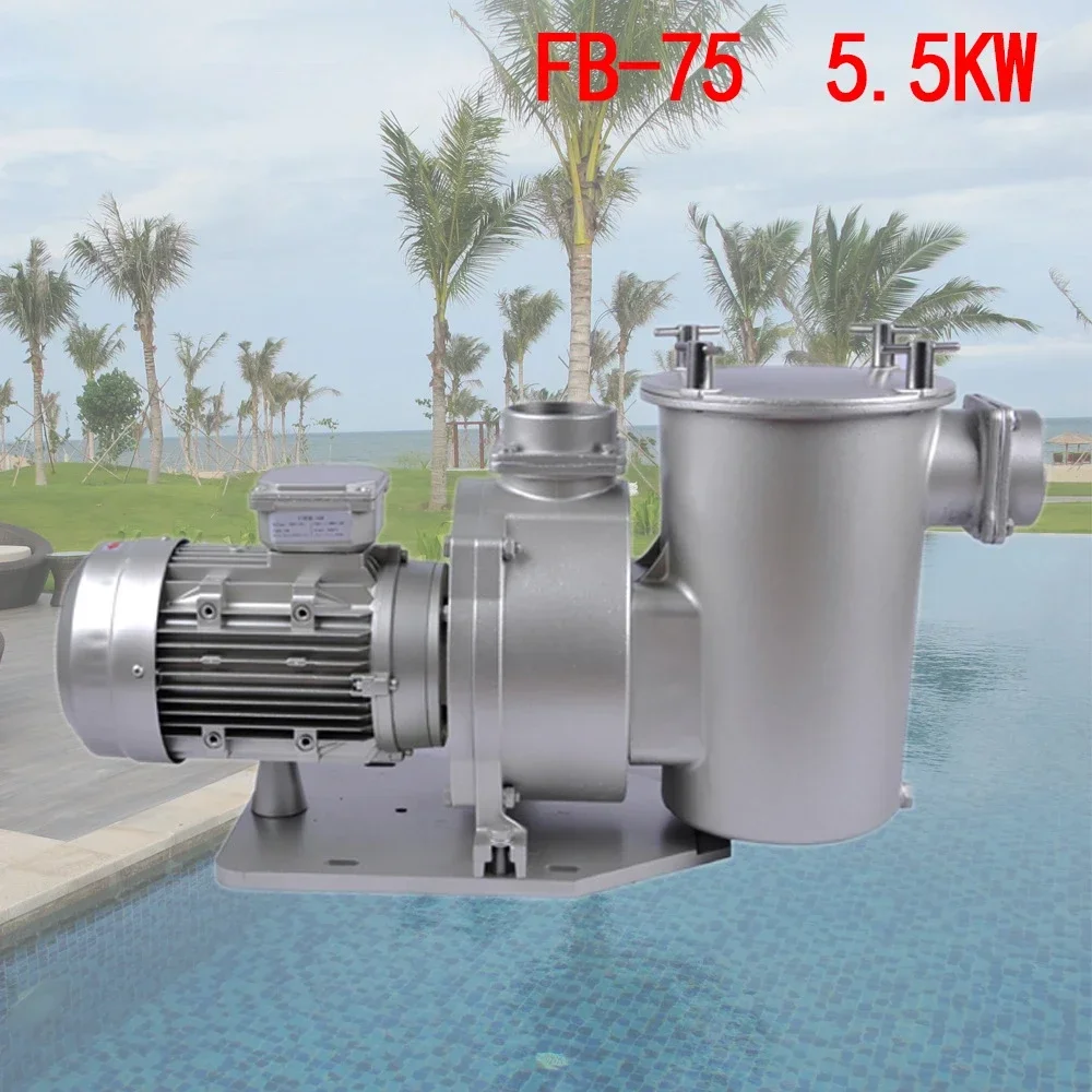 

stainless steel swimming pool water pump high flow hydrotherapy swimming pool filtration circulation Flash Sale