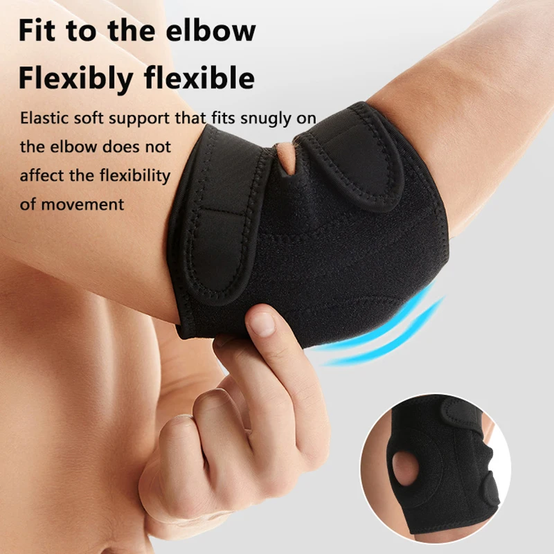1Pcs Einstellbare Ellenbogen Unterstützung Klammer Sehnenscheidenentzündung Frauen Männer Tennis Protector Ellenbogen Relief Verband Ellenbogen Schiene Stabilisator