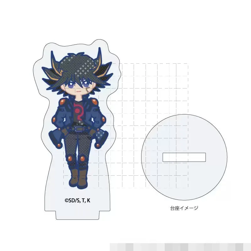 Anime Yu-Gi-Oh! 5D\'s Acrylic Stand Doll Game Fudo Yusei JACK ATLAS Akiza Izinski Mini Figure Model Plate Cosplay Toy Gift