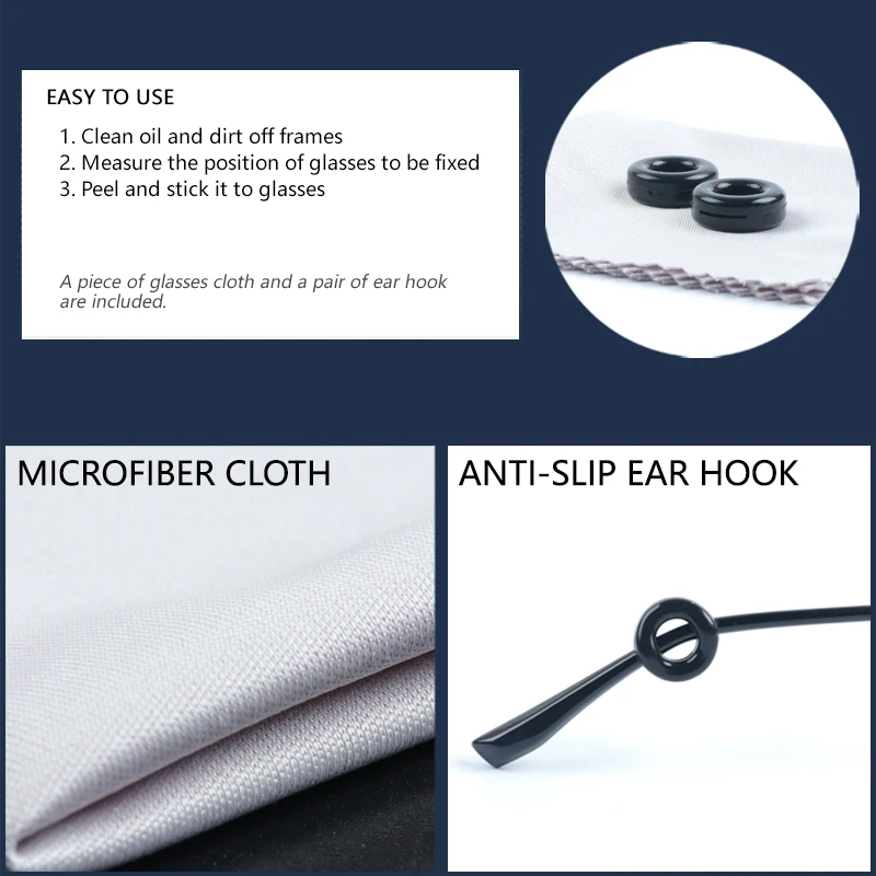 Almohadillas Adhesivas de silicona suave para gafas, almohadilla para la nariz, antideslizante, cámara de aire, 6 pares